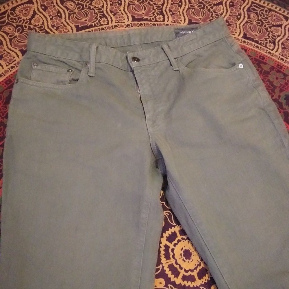 Bonobos 32 x 32 mens Travel Jean light green